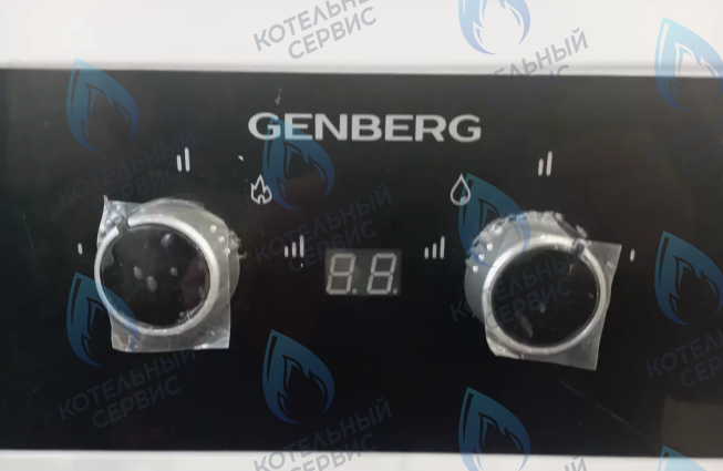 410.01 Водонагреватель проточный газовый 20кВт 10л (белый с трубой) Турбо GENBERG в Оренбурге	