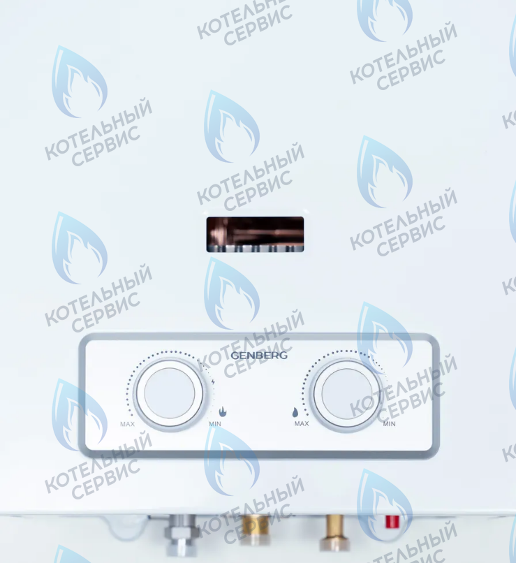 510.01 Газовый водонагреватель проточный GENBERG PIEZO 10л, (белый) в Оренбурге	