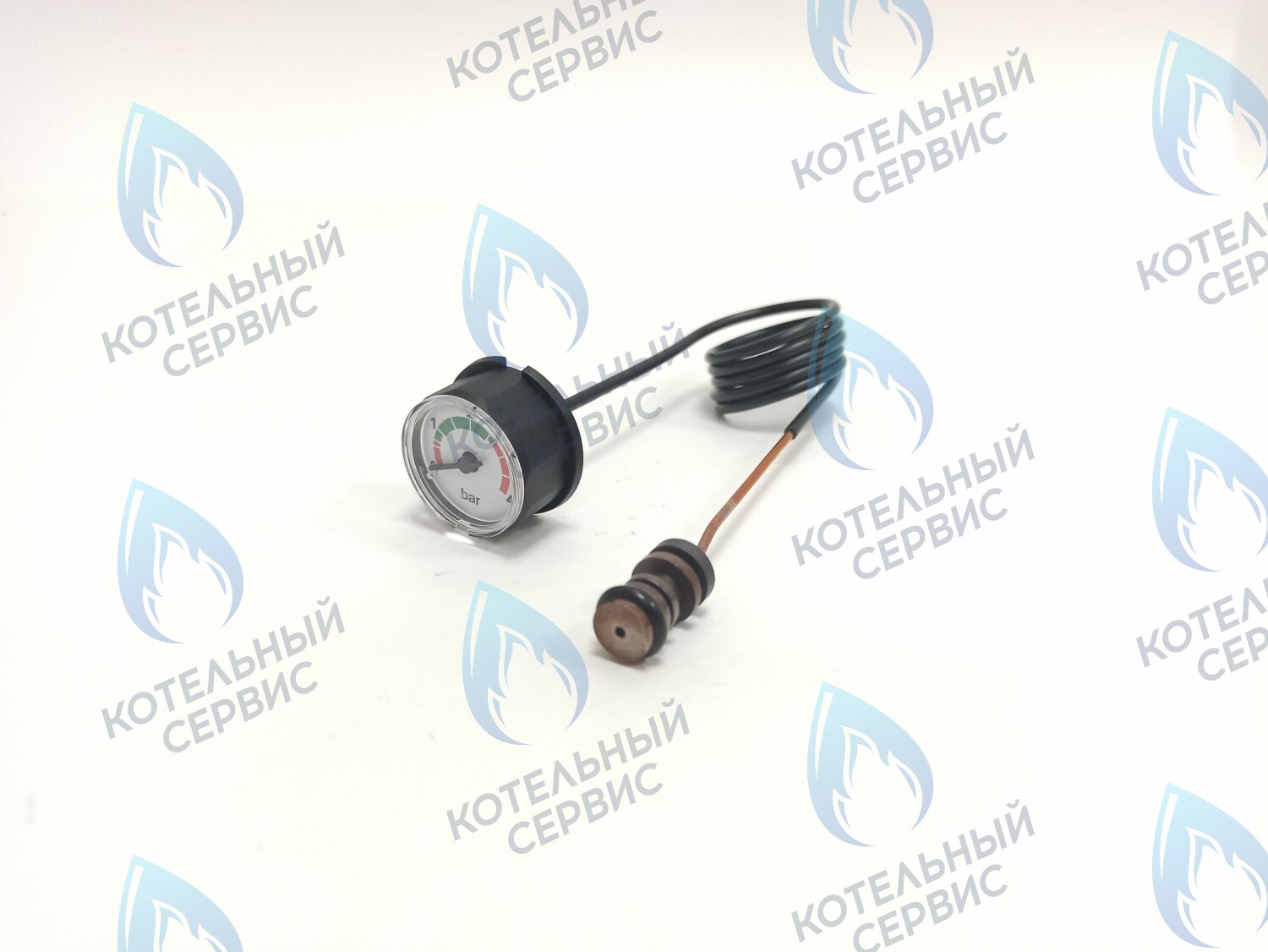 MA016 Манометр с трубкой BOSCH (87186457920,87387036010), BUDERUS (87186457920, 87387036010) в Оренбурге	
