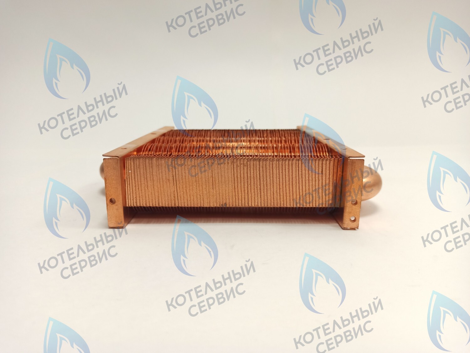 EM021-142-02 Теплообменник первичный основной (без фитингов) 142мм 67 FIN (100 HSG/ICH/MSC) DAEWOO в Оренбурге	