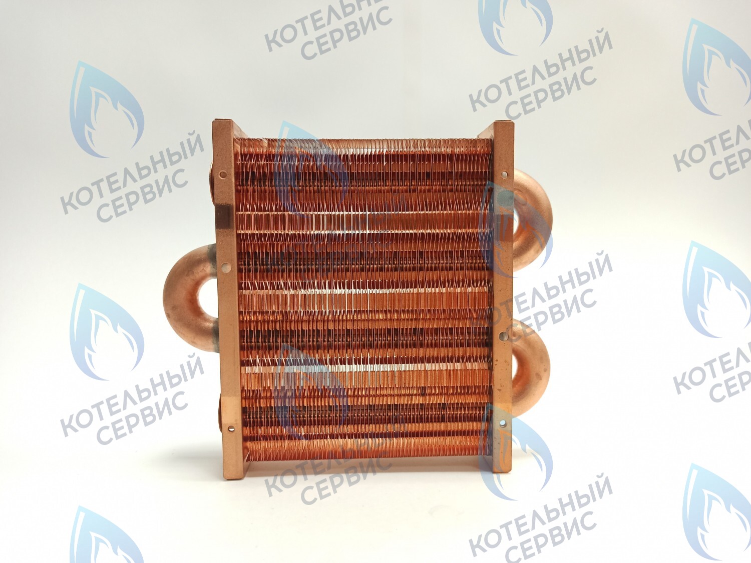 EM021-142-02 Теплообменник первичный основной (без фитингов) 142мм 67 FIN (100 HSG/ICH/MSC) DAEWOO в Оренбурге	