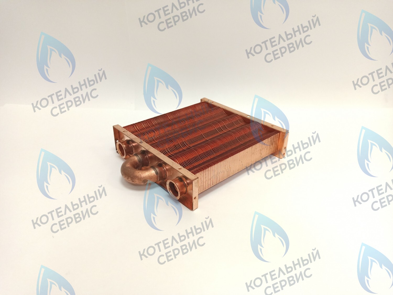 EM021-180-02 Теплообменник отопления без фитингов (180 мм) 85 FIN (130-200 HSG/ICH/MSC)(3318108610, 3318108640) DAEWOO в Оренбурге	