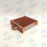 EM021-180-02 Теплообменник отопления без фитингов (180 мм) 85 FIN (130-200 HSG/ICH/MSC)(3318108610, 3318108640) DAEWOO в Оренбурге	