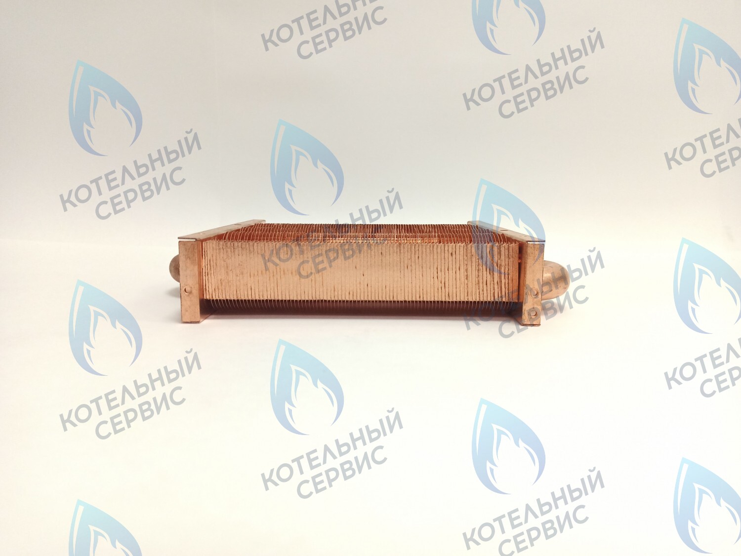 EM021-180-02 Теплообменник первичный основной (без фитингов) 180мм 85 FIN (130-200 HSG/ICH/MSC) (3318108610, 3318108640) DAEWOO в Оренбурге	