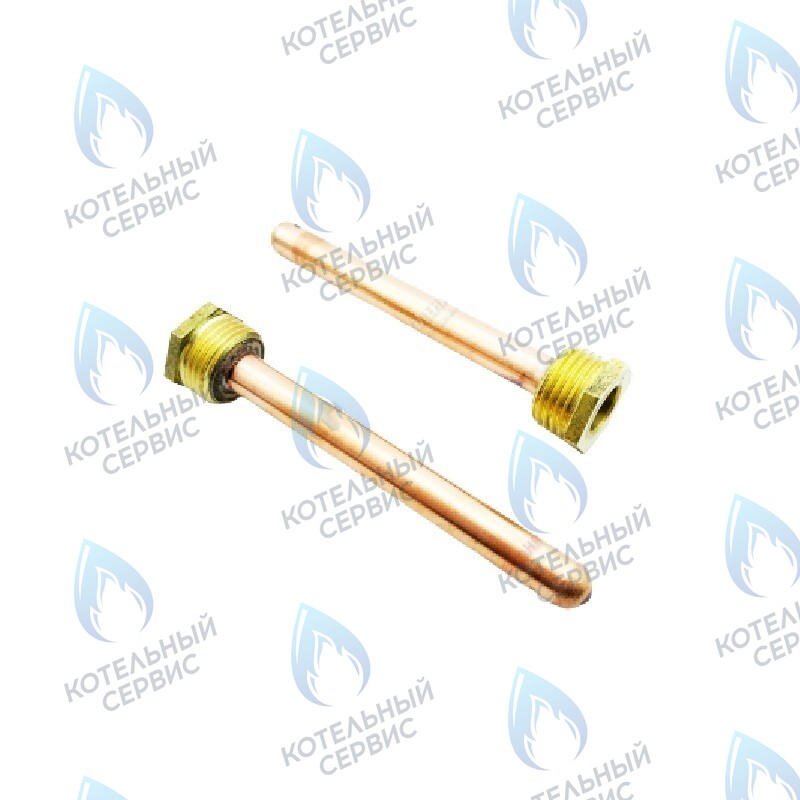 SC005 Стакан-гильза медный котловой малый, наружная резьба 1/2"G в Оренбурге	