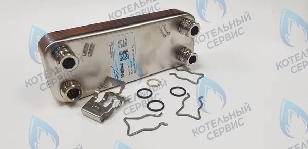 ES190W-000-16F-HR Теплообменник ГВС вторичный 16 пластин VAILLANT TURBO MAX VUW в Оренбурге	