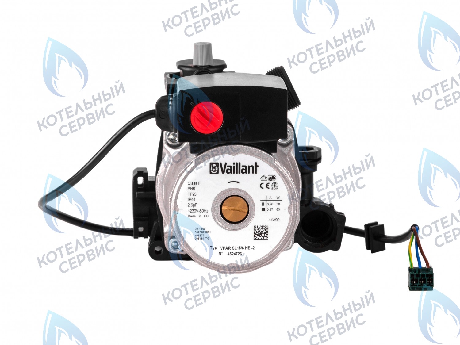 0020020023 Циркуляционный насос (3-проводный кабель) Vaillant ATMO/TURBO TEC PRO/VPAR SL 15/6 HE-2 (по часовой стрелке) (втулка 40мм, колесо 68/21мм) в Оренбурге	