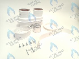 Адаптер для раздельной системы Ф60/100 на 80/80 универсальный (A-03-012)