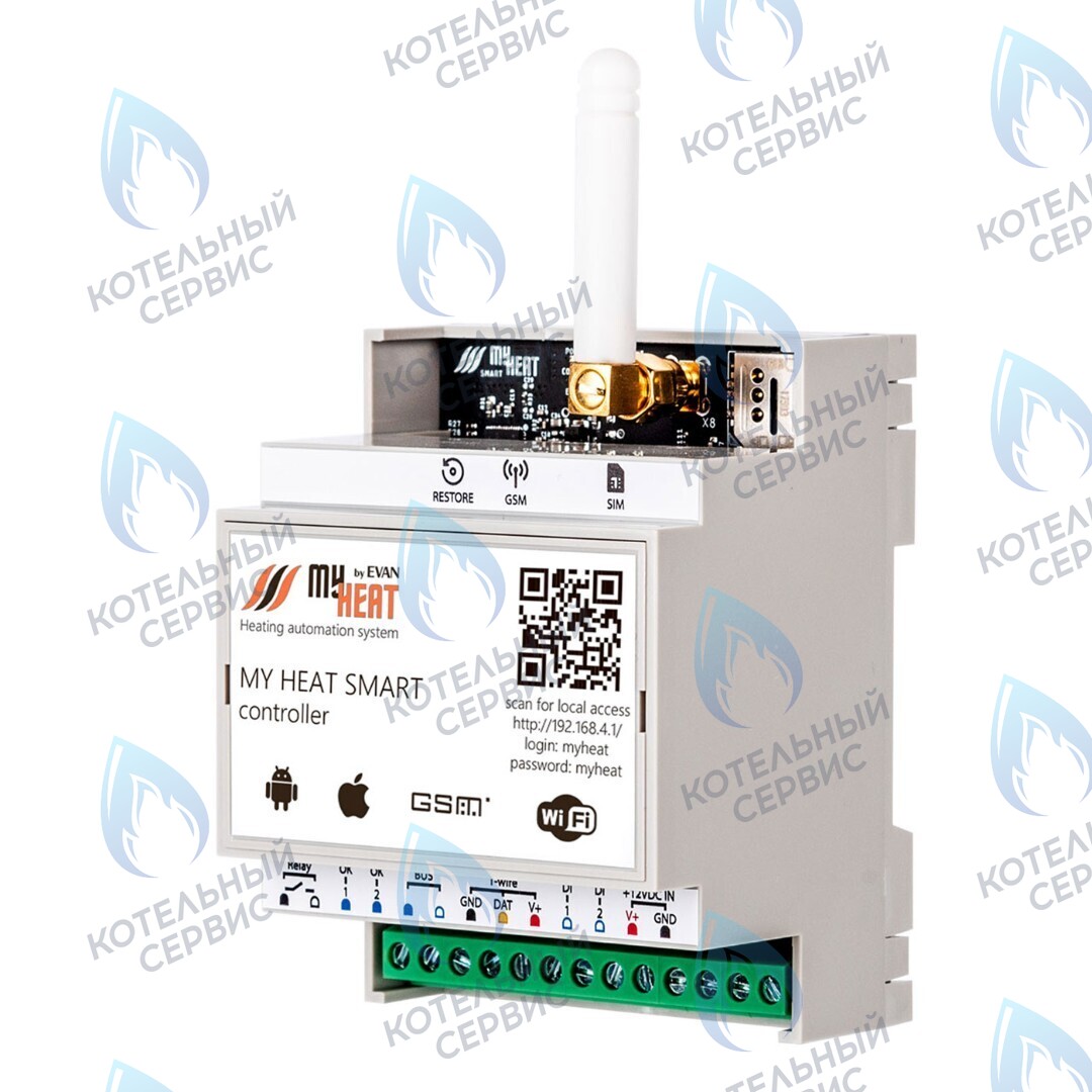 6283 Термостат (контроллер) MyHeat Smart (GSM, Wi-Fi, DIN) в Оренбурге	