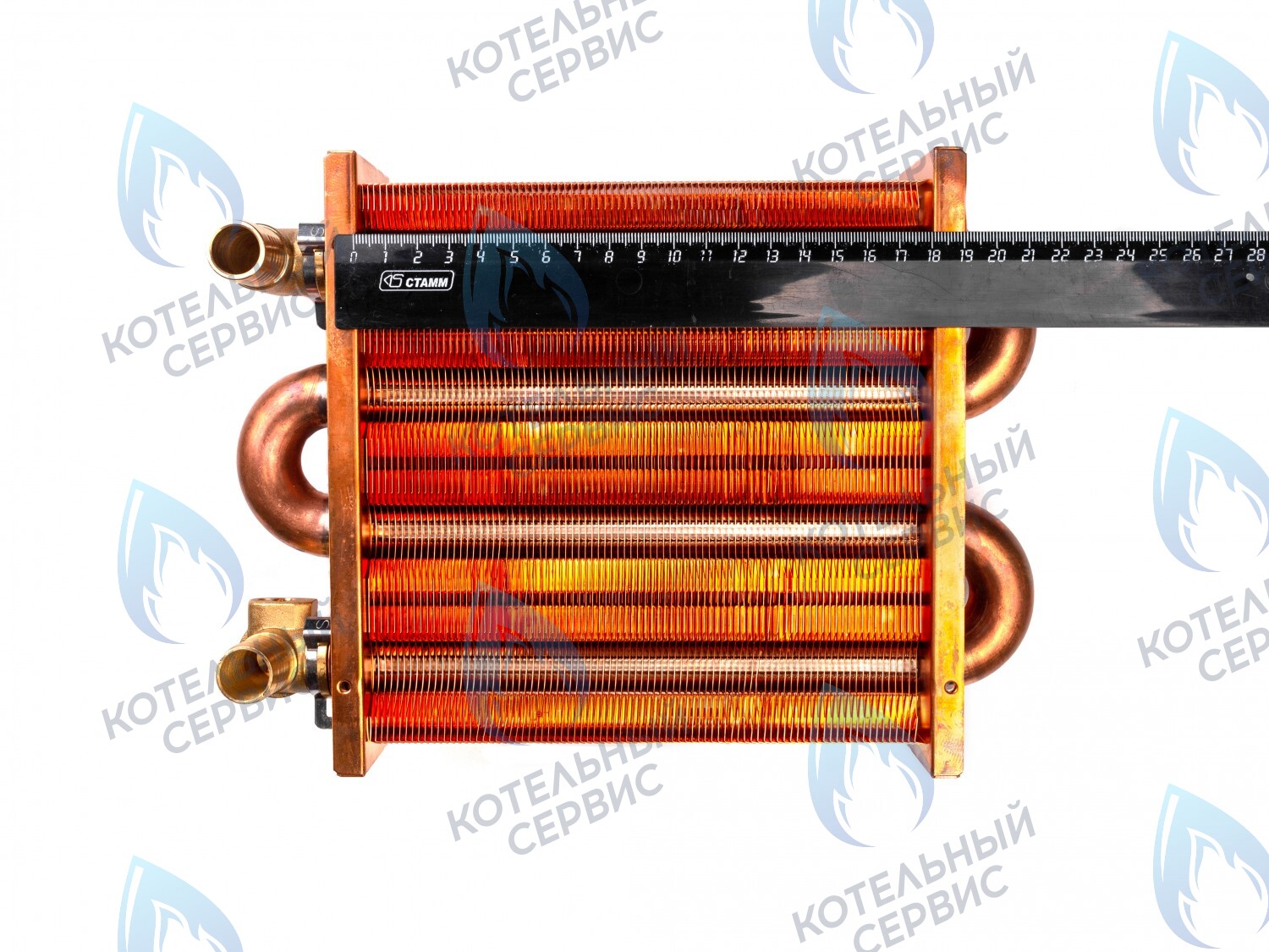 3318108640 Теплообменник первичный (основной) 180мм 85 FIN (130-200 HSG/ICH/MSC) DAEWOO в Оренбурге	