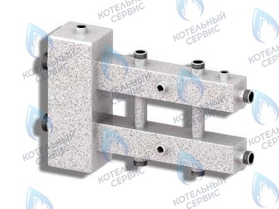 1925009 Разделитель гидравлический Север-M3 с коллектором на 3 контура, звезда, 1 1/4" 70кВт в Оренбурге	