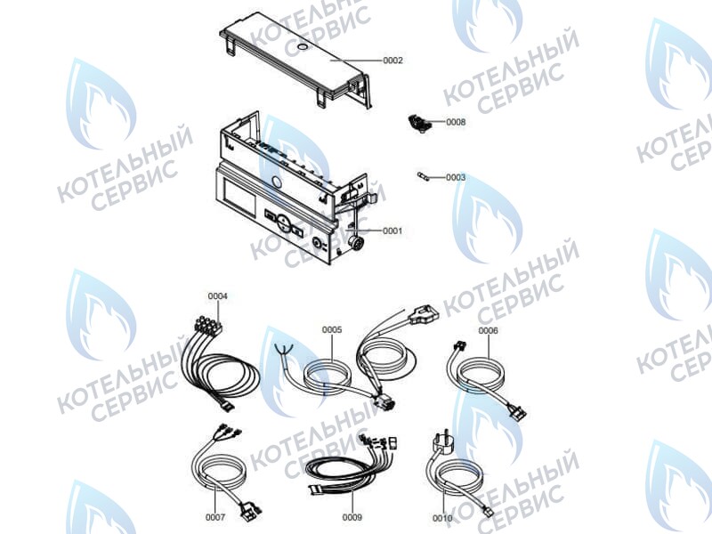7856853 Контроллер (блок управления арт. 7859849)  VIESSMANN VITOPEND 100-W A1JB, A1HB в Оренбурге	
