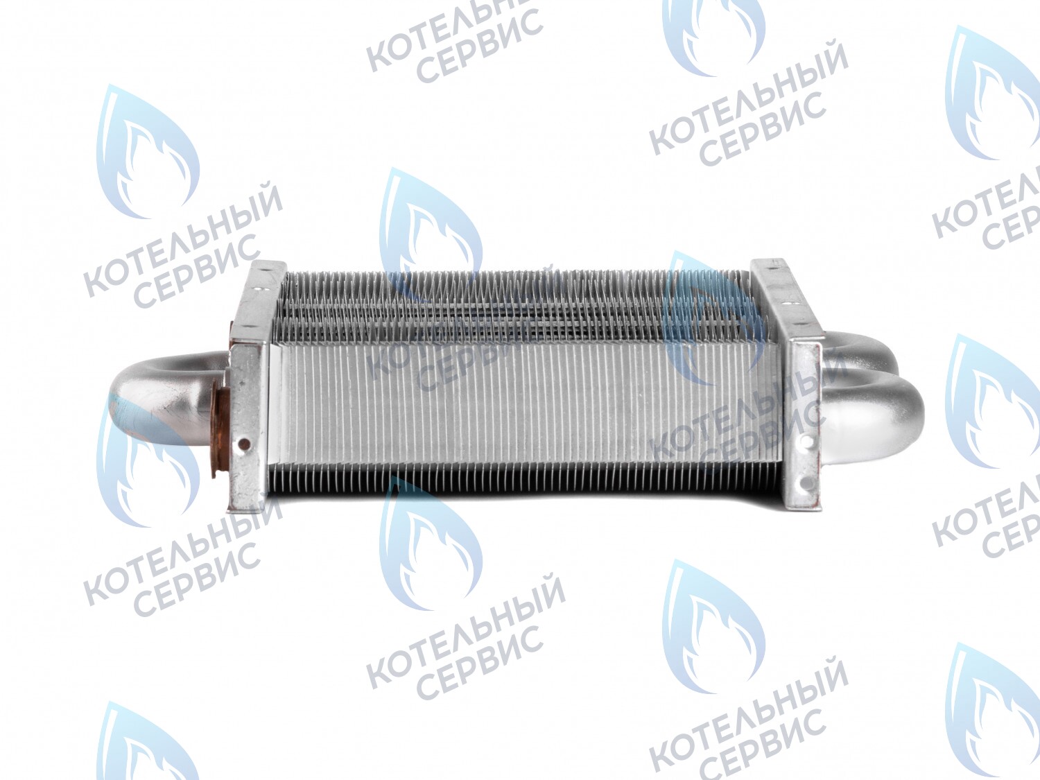 EM021-142 Теплообменник первичный основной (без фитингов) 142мм 67 FIN (100 HSG/ICH/MSC) DAEWOO (3318111100, 3318111120) в Оренбурге	