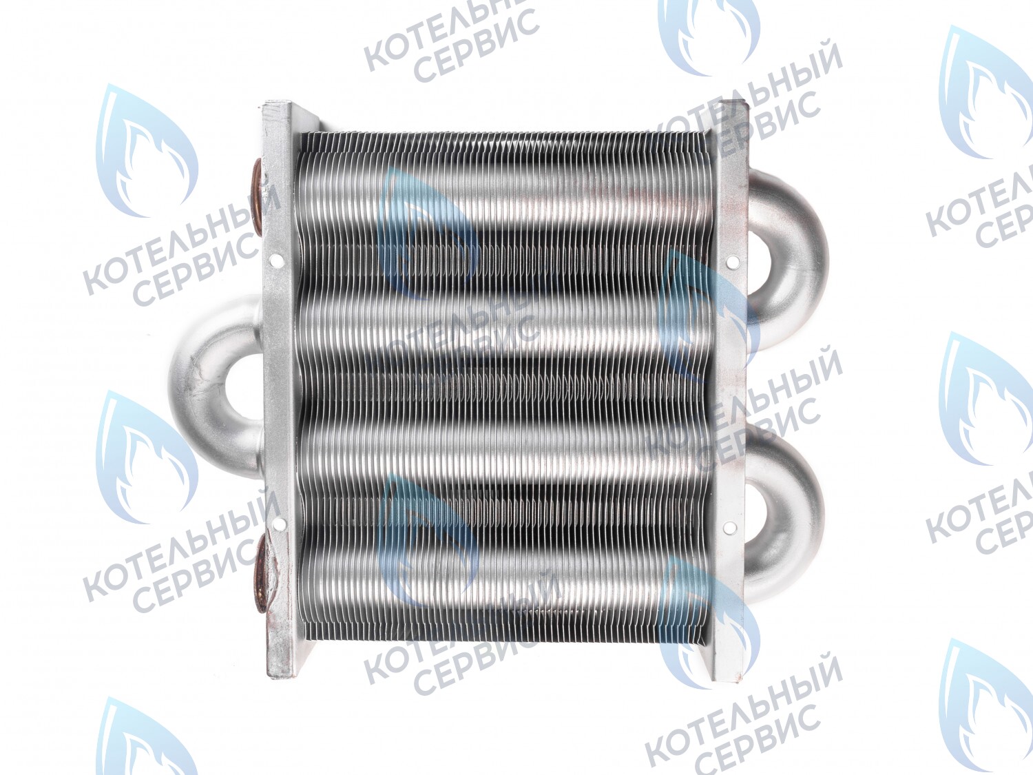 EM021-142 Теплообменник первичный основной (без фитингов) 142мм 67 FIN (100 HSG/ICH/MSC) DAEWOO (3318111100, 3318111120) в Оренбурге	