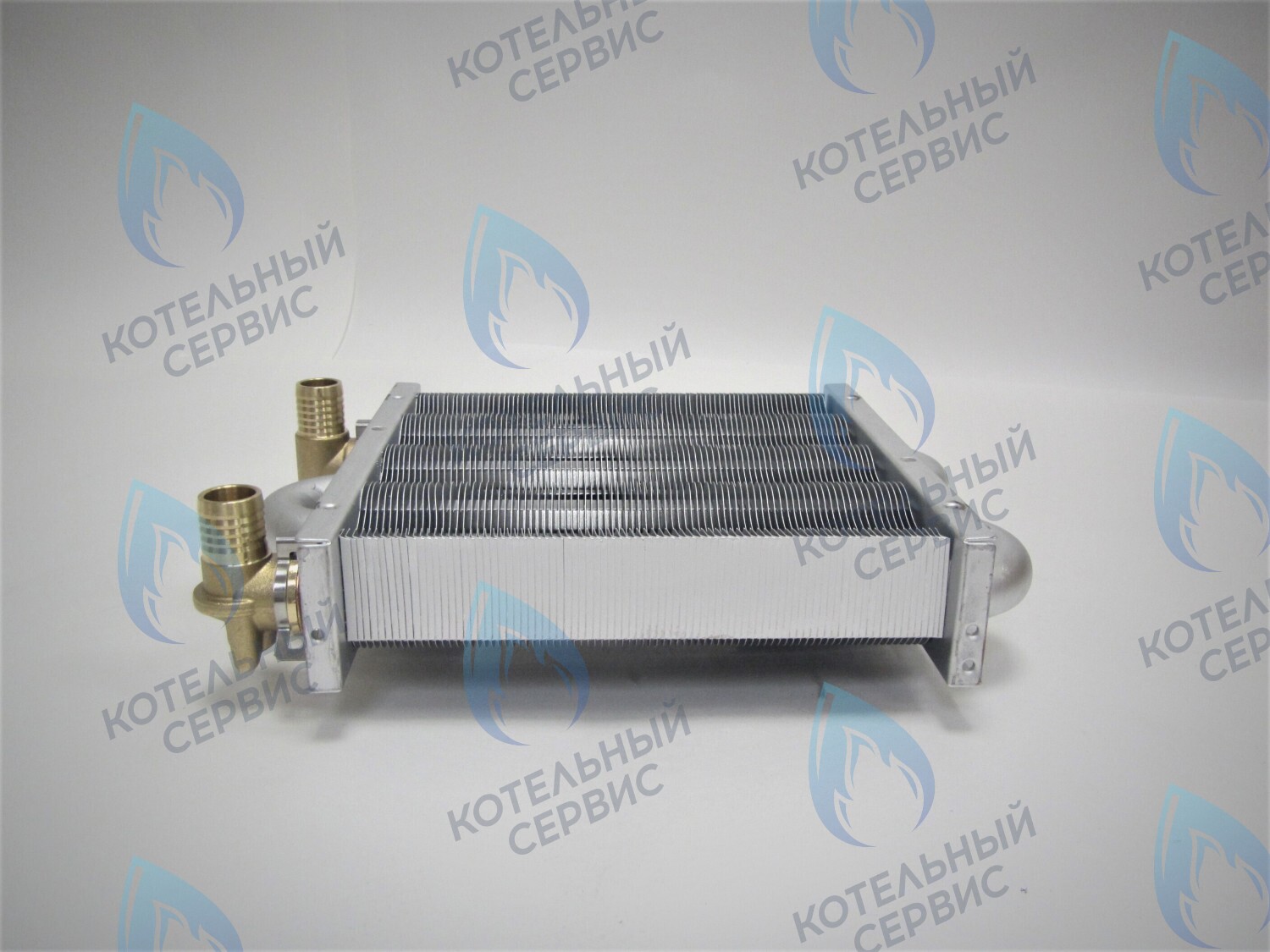 EM021-180-Фитинг-Комп Теплообменник первичный основной (с фитингами) 180 мм 85 FIN (130-200 HSG/ICH/MSC) DAEWOO в Оренбурге	