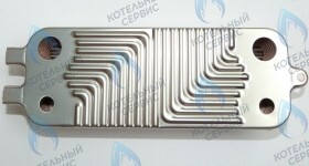 Теплообменник вторичный ГВС 16 пластин BOSCH WBN6000/2000 24C