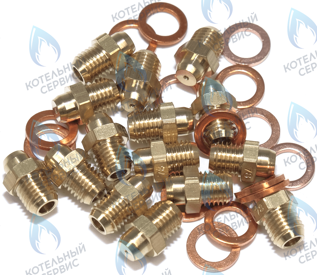 401040078 КОМПЛЕКТ ФОРСУНОК ДЛЯ ПЕРЕХОДА НА СЖИЖЕННЫЙ ГАЗ G30/31 (Ø 0,78) CITY CLASS F; FR / TIME MAX F в Оренбурге	