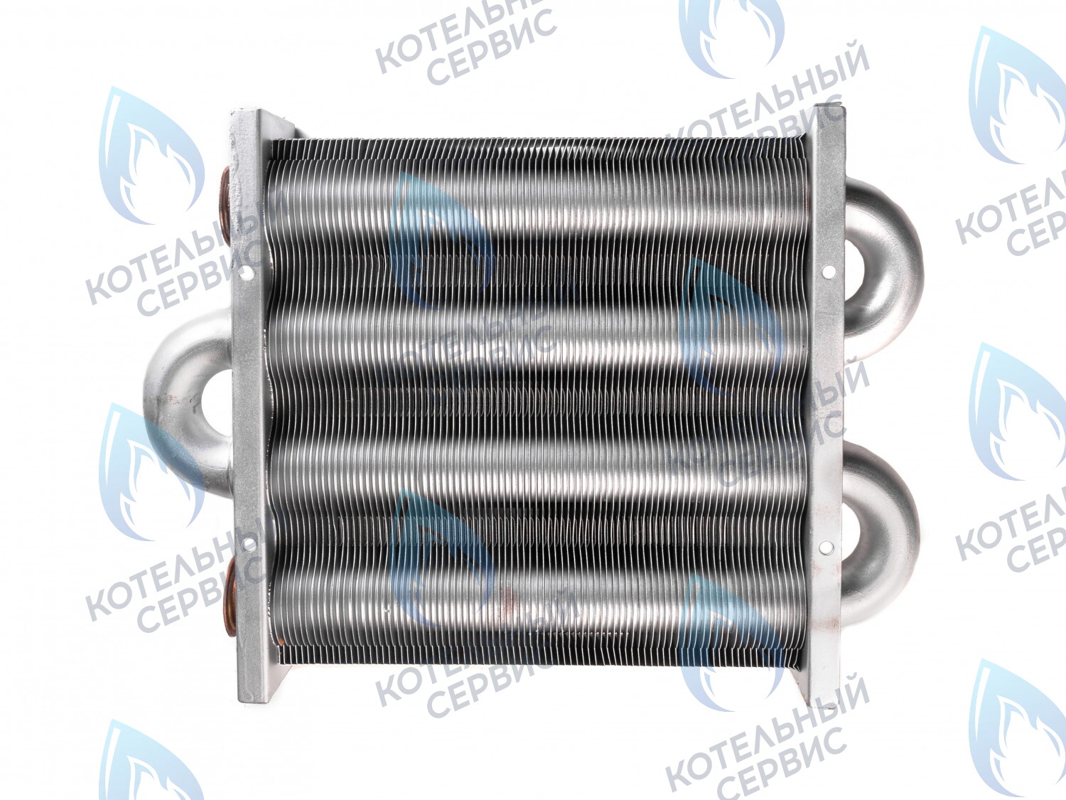 EM021-180 Теплообменник первичный основной (без фитингов) 180мм 85 FIN (130-200 HSG/ICH/MSC) (3318108610, 3318108640) DAEWOO в Оренбурге	