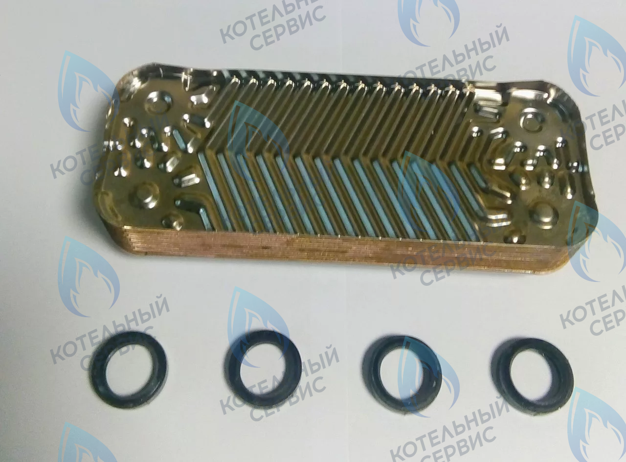 R8036 Теплообменник вторичный 12 пластин для котлов Beretta в Оренбурге	