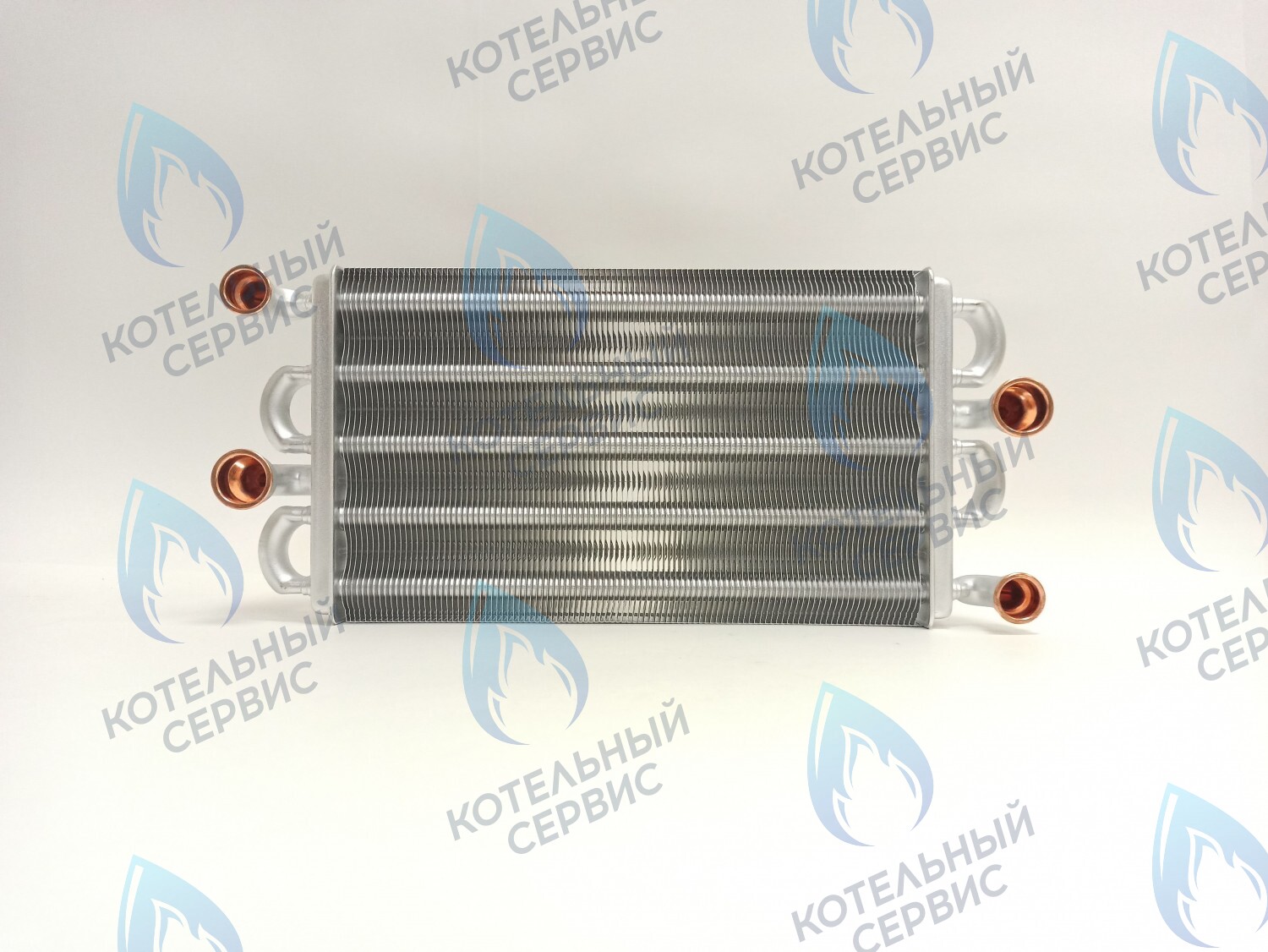 EB041-300 Теплообменник битермический 300мм 295мм (наружный-внутренний) подходит для Ferroli Domiproject C/F32D, Domina F28/32N (39842570, 37405890, 39842540, 37405900) в Оренбурге	