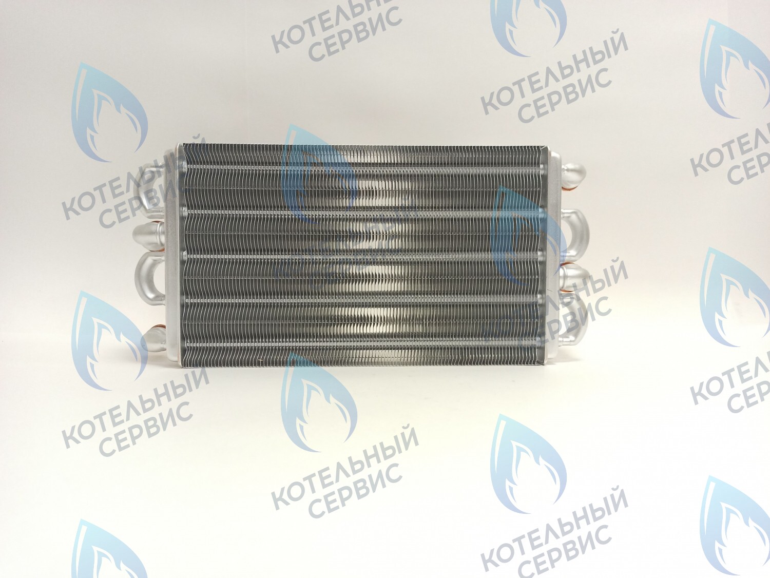EB041-300 Теплообменник битермический 300мм 295мм (наружный-внутренний) подходит для Ferroli Domiproject C/F32D, Domina F28/32N (39842570, 37405890, 39842540, 37405900) в Оренбурге	