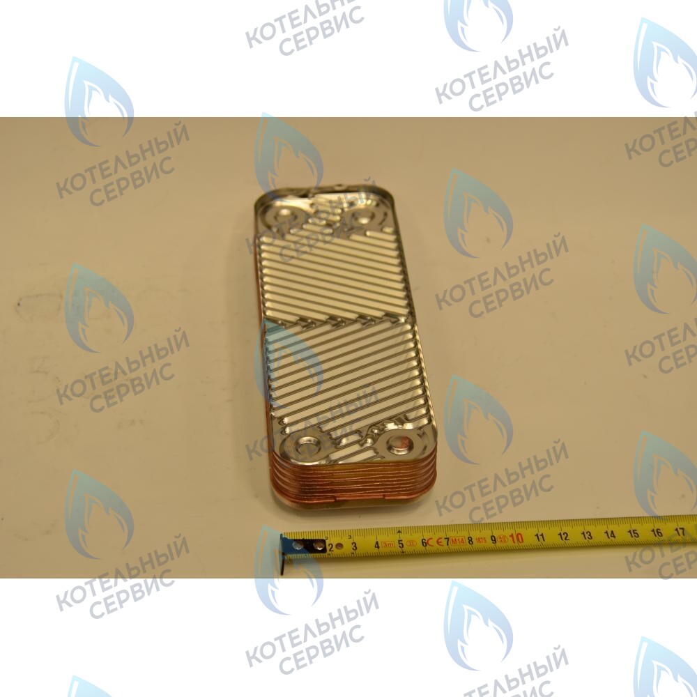711612600 Теплообменник вторичный ГВС (другой тип) BAXI ECO (3, FOUR) 10 пластин в Оренбурге	