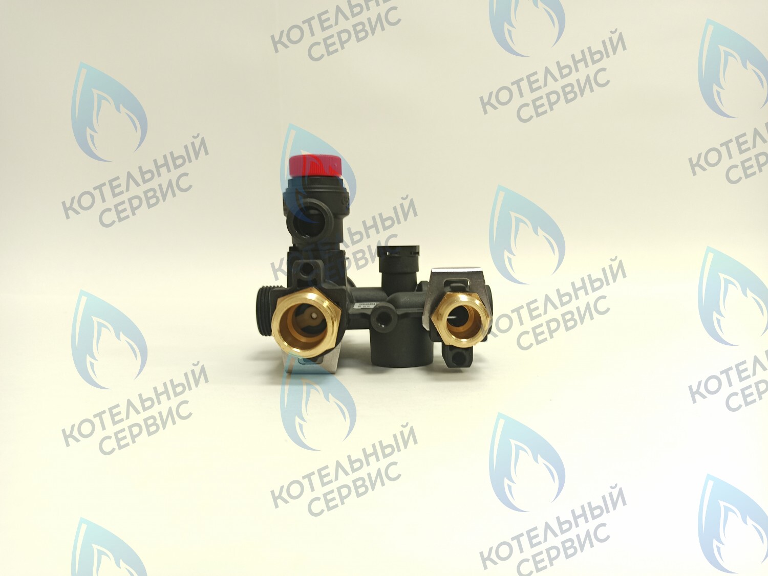 NUM00007 Гидроблок (левый) с картриджем трехходового крана (пластиковый) LIGHT 12кВт-24кВт, VARME 12кВт-18кВт (HH005B) FEDERICA BUGATTI в Оренбурге	