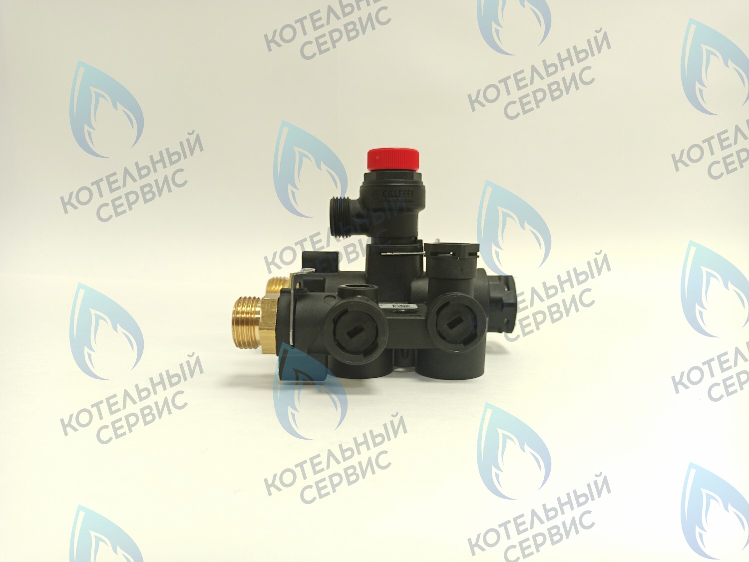 NUM00007 Гидроблок (левый) с картриджем трехходового крана (пластиковый) LIGHT 12кВт-24кВт, VARME 12кВт-18кВт (HH005B) FEDERICA BUGATTI в Оренбурге	