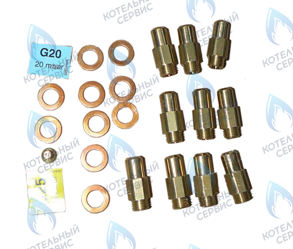 39825110 Форсунки (комплект) KIT 10 UG.3,50 EL (34009280) FERROLI в Оренбурге	