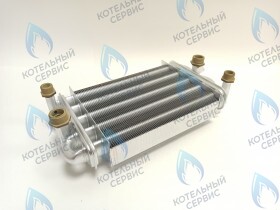 Теплообменник битермический 230мм 24кВт OASIS BM, MONLAN BK BM (P0000005995)