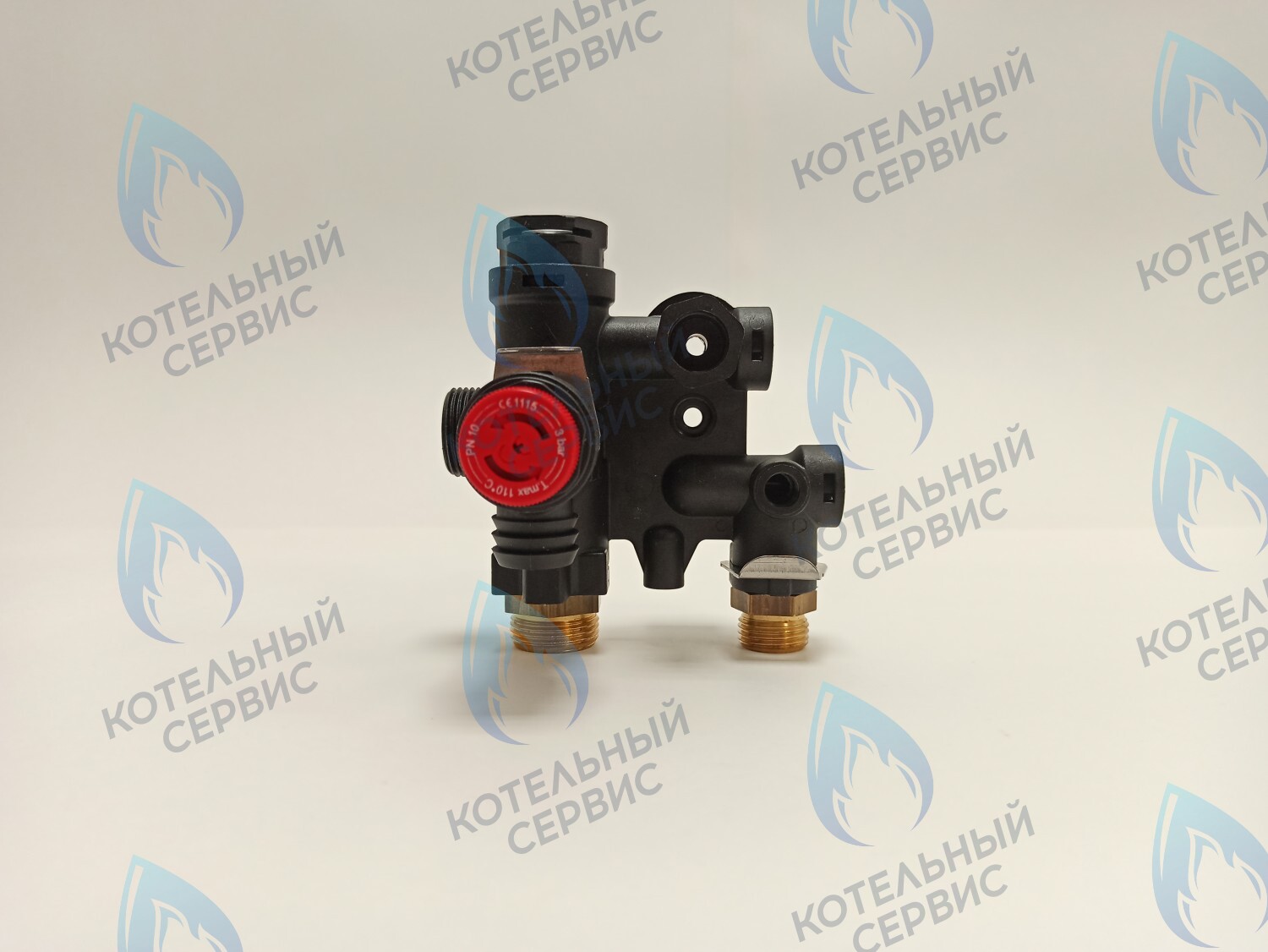 HH005B Часть гидрогруппы отопления подающая (пластик) Light 12кВт-18кВт-24кВт FEDERICA BUGATTI в Оренбурге	