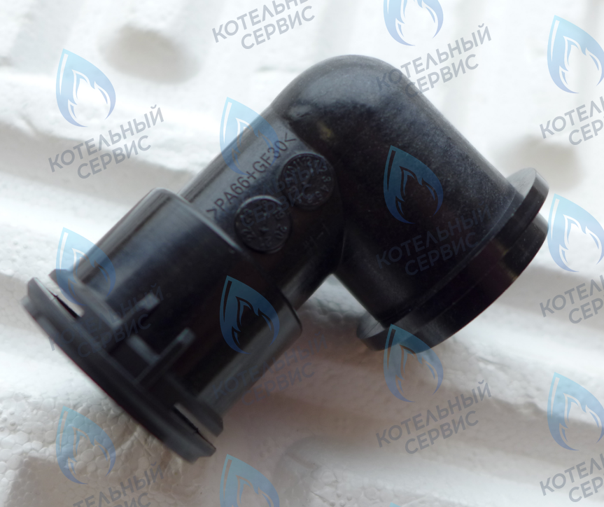 20034886A Патрубок обратки теплообменника угловой Navien Heatluxe (NGB210) в Оренбурге	