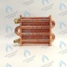 EM021-180-02-Фитинг-Комп Теплообменник отопления с фитингами (180 мм) 85 FIN (130-200 HSG/ICH/MSC)(3318108610, 3318108640) DAEWOO в Оренбурге	