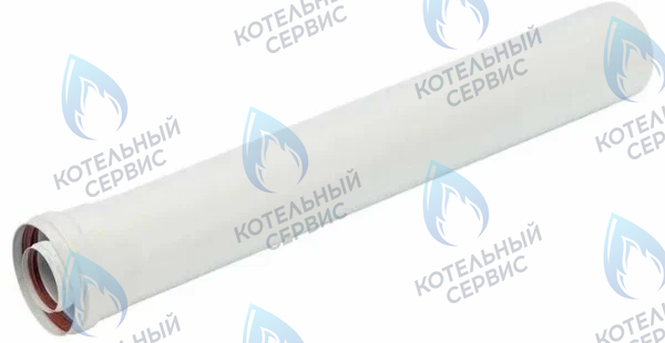 Y-002(A/SR) Удлинитель коаксиального дымохода 60/100 1,00м DR thermo в Оренбурге	