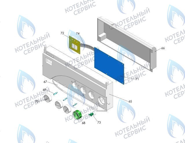 24701 Задняя часть корпуса автоматики THERMONA в Оренбурге	