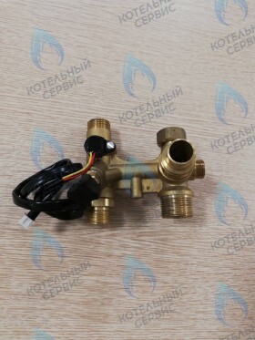 Гидроблок крана подпитки с датчиком протока в сборе 18кВт (L1P20) HAIER, HEC