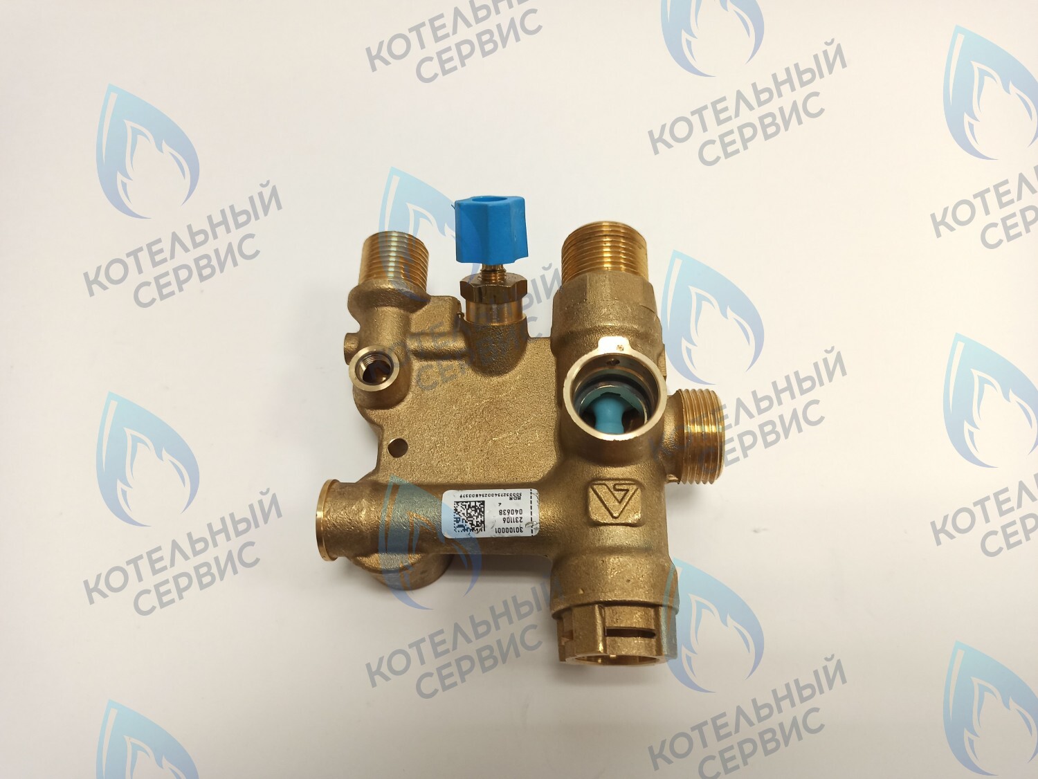 63104100551P Гидрогруппа выходная (трехходовой клапан) BAXI ECO NOVA, ECO Classic в Оренбурге	