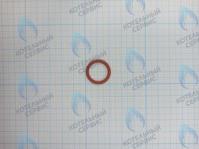 Кольцо уплотнительное O-RING (P-16) SILICON красное (фильтр воды, соединение входа воды, соединение обратки отопления) RINNAI