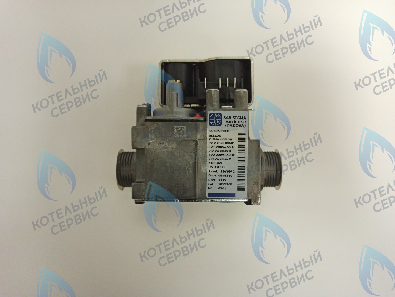 BI1293 104 Клапан газовый SIT 848 0848110 (0.848.110) BIASI M110B.24SM/C M110B.32SM/C M110B.24SR/C  (BI1293 104) в Оренбурге	