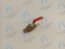 Кран шаровой 1/4" короткий шток (TA-13~30, World Plus 13~30) KITURAMI