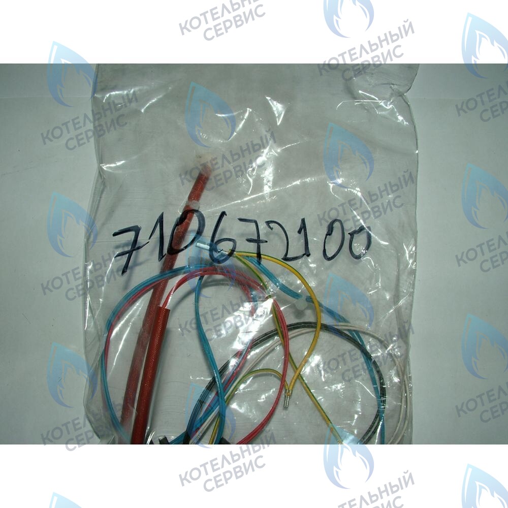 710672100 Проводка электрическая низковольтная (разъем платы x4 к модулятору, датчику NTC, гидр. прессостату, термостату перегрева) BAXI в Оренбурге	