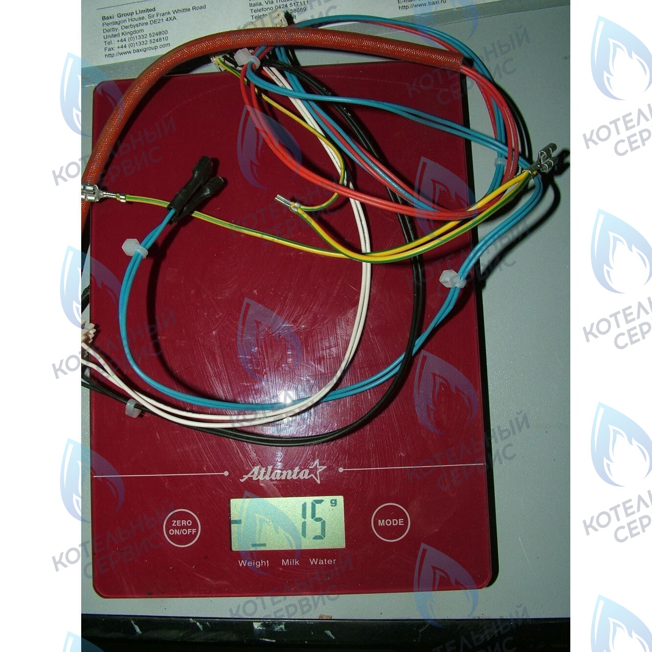 710672100 Проводка электрическая низковольтная (разъем платы x4 к модулятору, датчику NTC, гидр. прессостату, термостату перегрева) BAXI в Оренбурге	