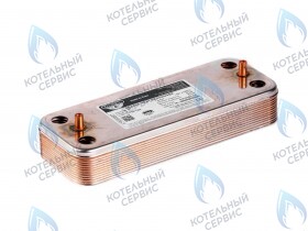 Теплообменник  ГВС ZILMET вторичный 12 пластин (17B2071206)