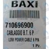 710696900 Проводка электрическая низковольтная    (от разъем платы Х4 к термостату перегрева, датчику NTC отопления, пневмореле) BAXI в Оренбурге	