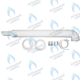 Комплект коаксиальных труб 60/100 L=750мм УНИВЕРСАЛЬНЫЙ Termica (Aristin, Baxi, Protherm, Vaillant)