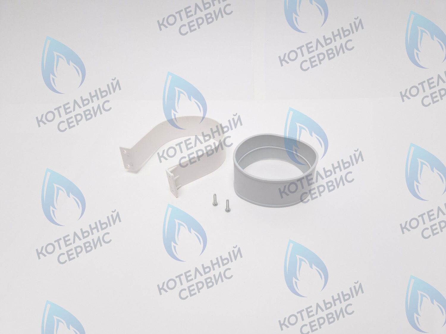 A01.015.000207 Хомут пластиковый для коаксиального дымохода Ø100мм в Оренбурге	