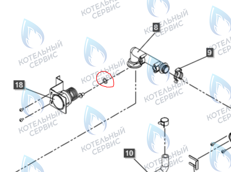 20007005A Кольцо уплотнительное O-ring NAVIEN (SILICONE,P11,11×6t) (манометр) (BH2423076A) в Оренбурге	
