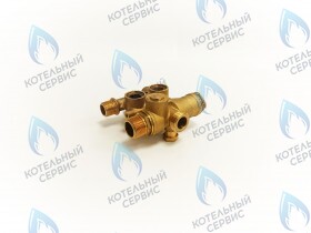 Клапан трехходовой (старый, шток 53,5мм) GAZECO 18 C2/T2, 24 C2 /T2 Исполнение 2 (123) (после 07.14 г. до 05.16 г)