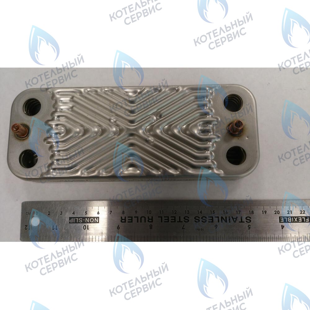 6304131009 Теплообменник ГВС пластинчатый вторичный BAXI0 в Оренбурге	