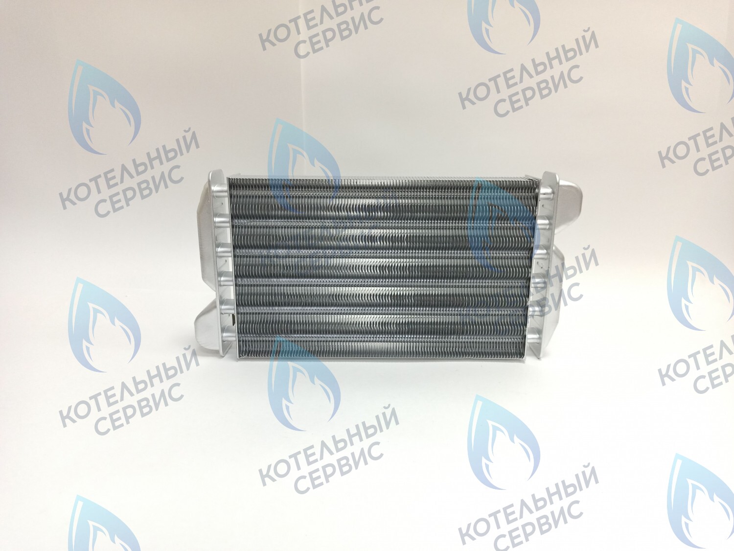 EM001-295 Теплообменник первичный основной 295мм (с клипсой датчика перегрева) подходит для  Baxi Eco 3, Luna 3, Luna Comfort 240 i-Fi 620860/5681190, Westen Star Digit 240 i-Fi, Hi-Therm OPTIMUS 36кВт в Оренбурге	